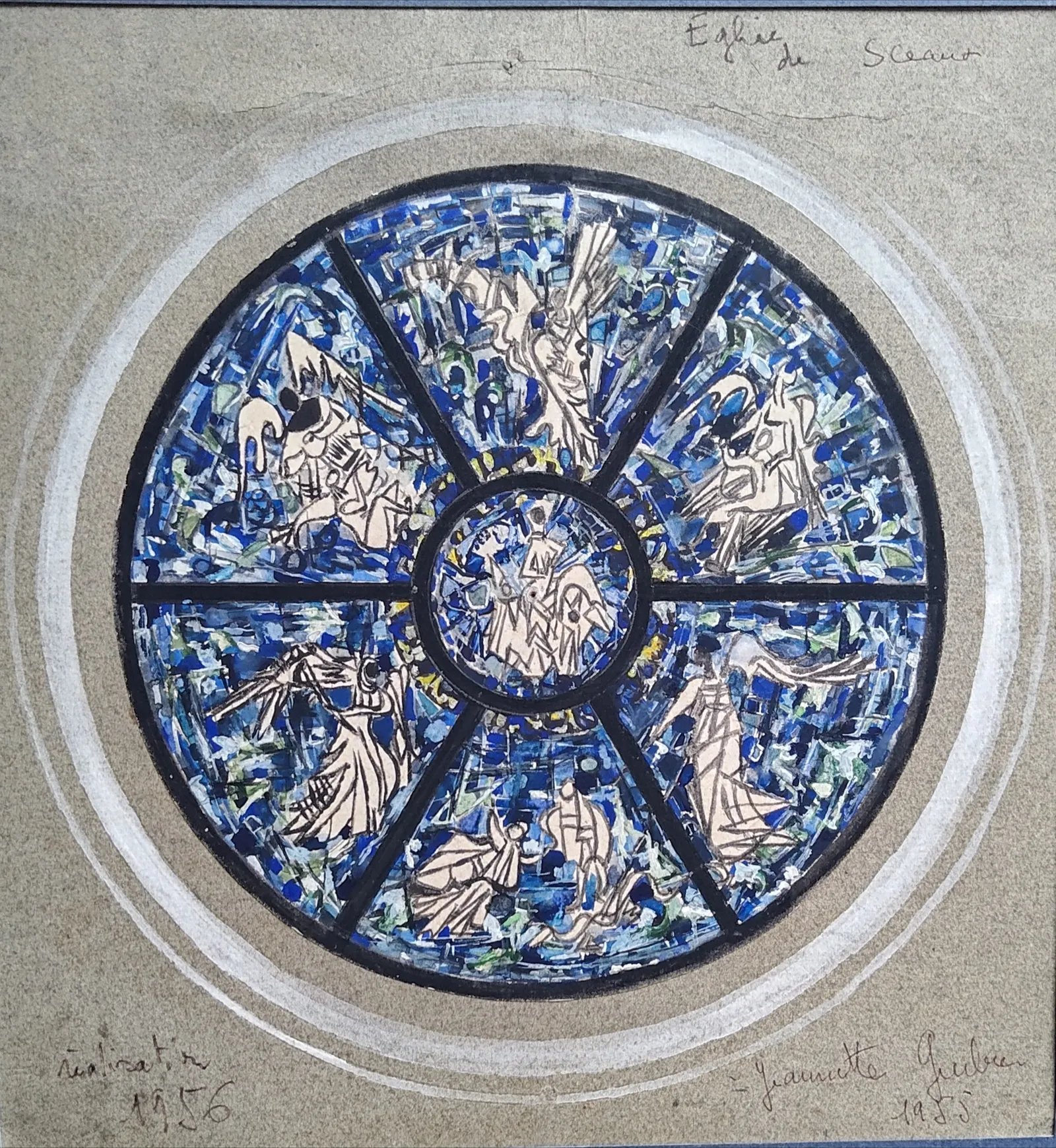 Rosace de la façade