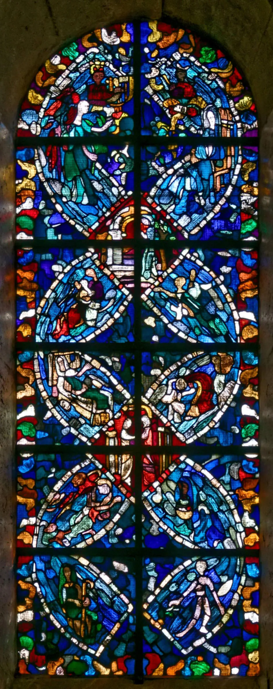 Baie est de la chapelle de la Vierge