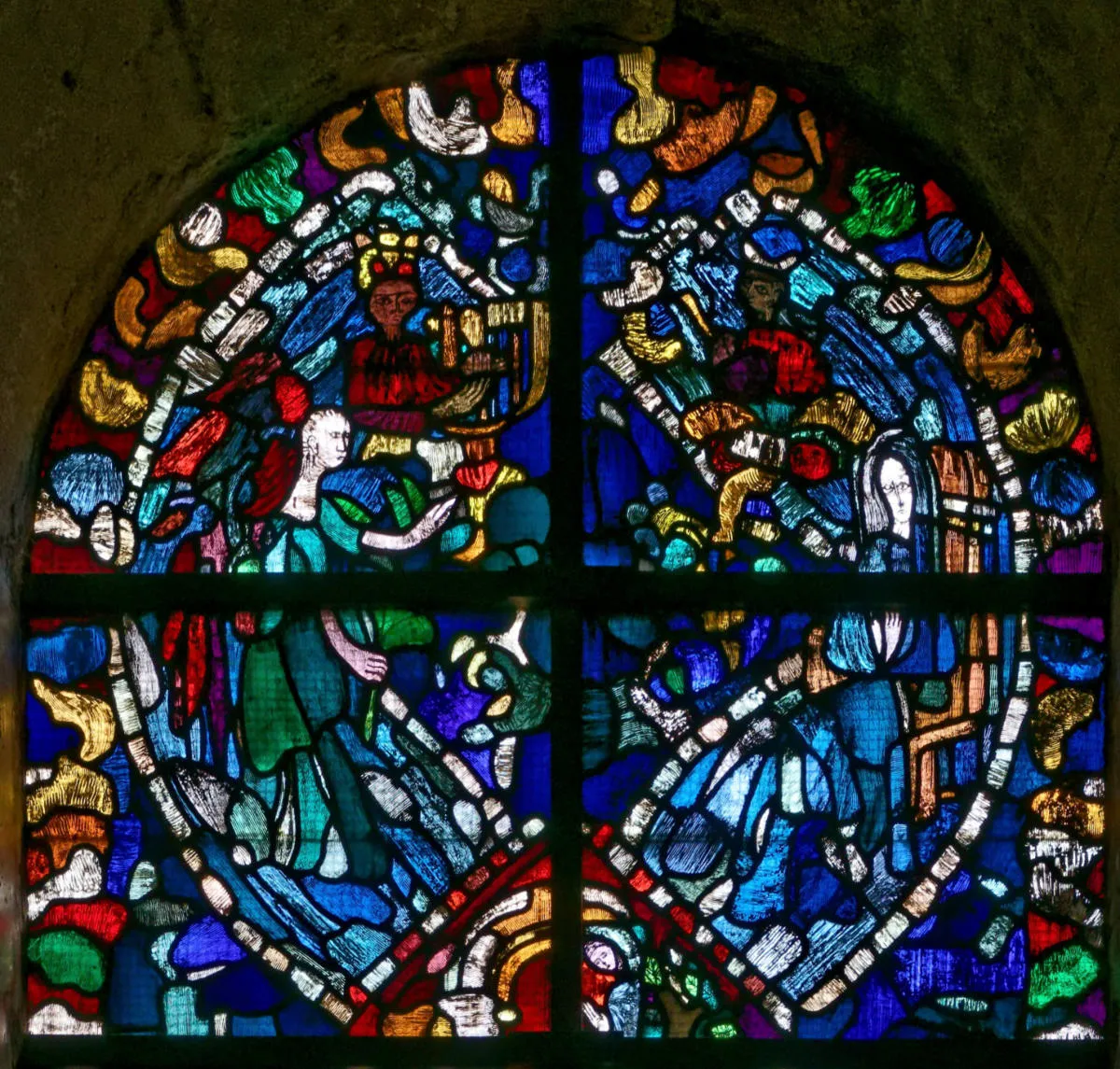 Baie est de la chapelle de la Vierge