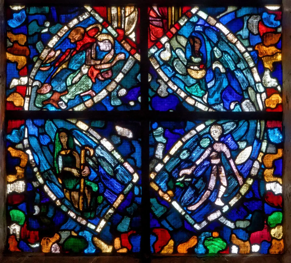 Baie est de la chapelle de la Vierge