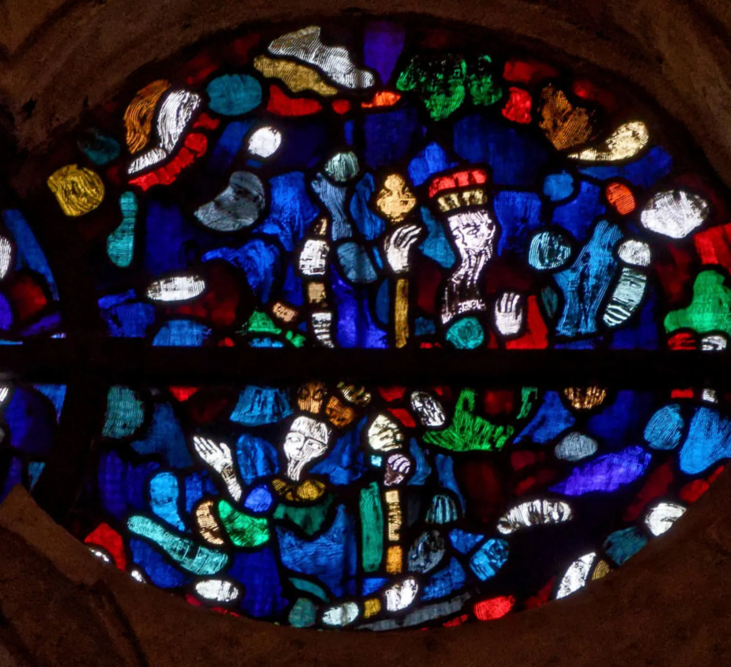 Baie est de la chapelle de la Vierge