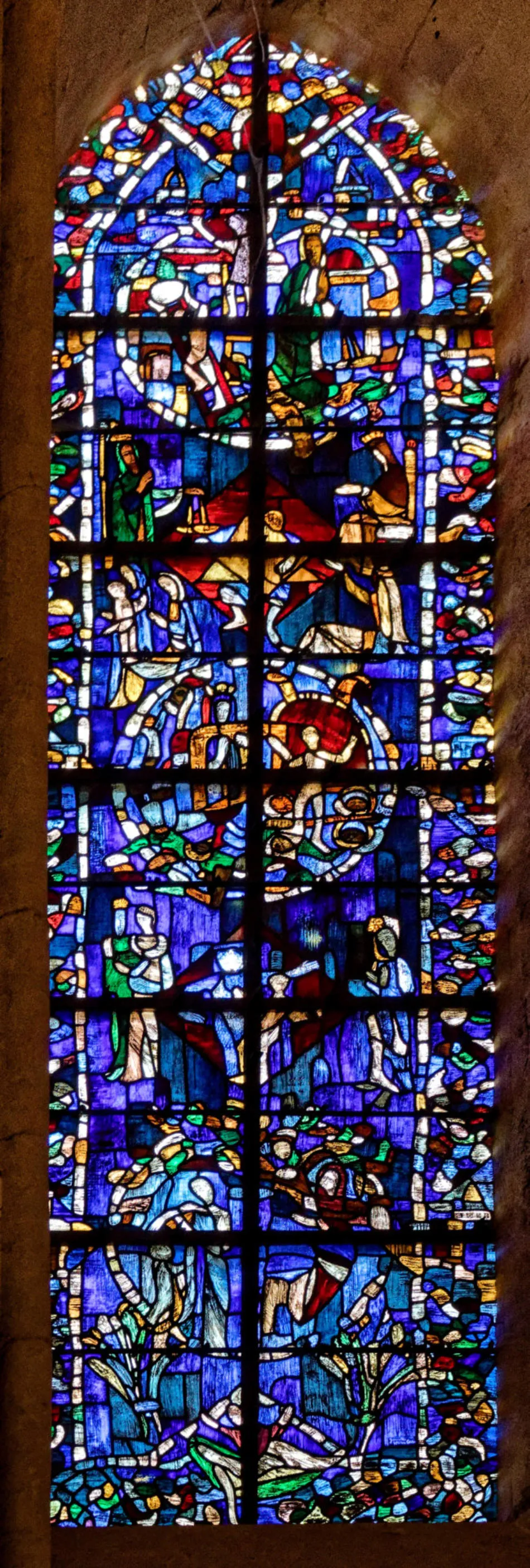 Deux baies nord de la chapelle Saint Joseph