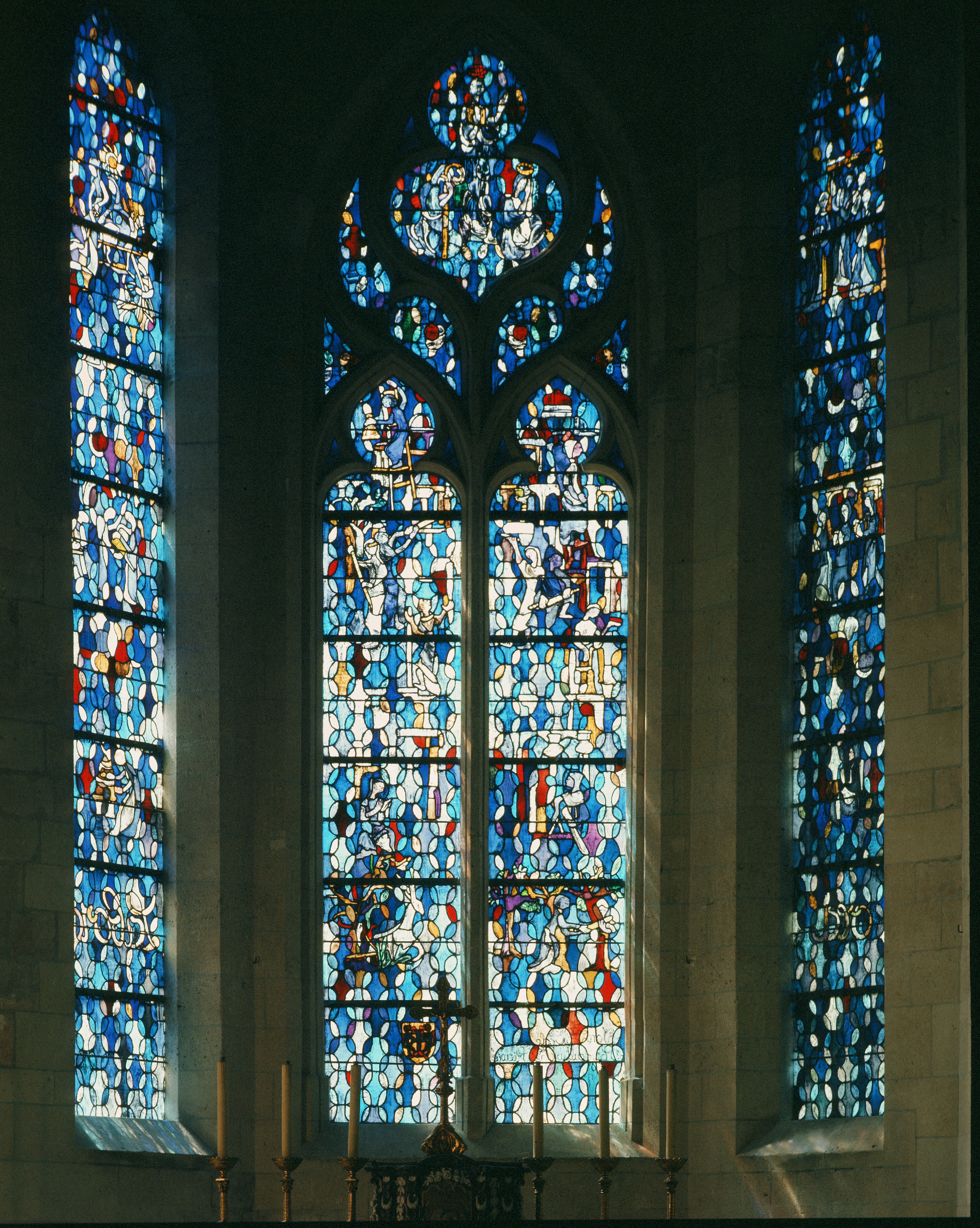 Trois baies du chœur