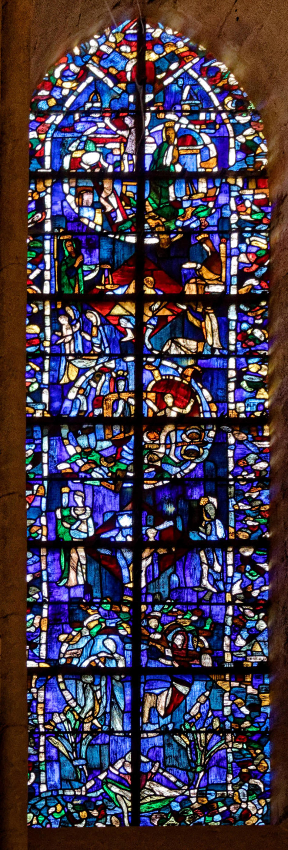 Deux baies nord de la chapelle Saint Joseph