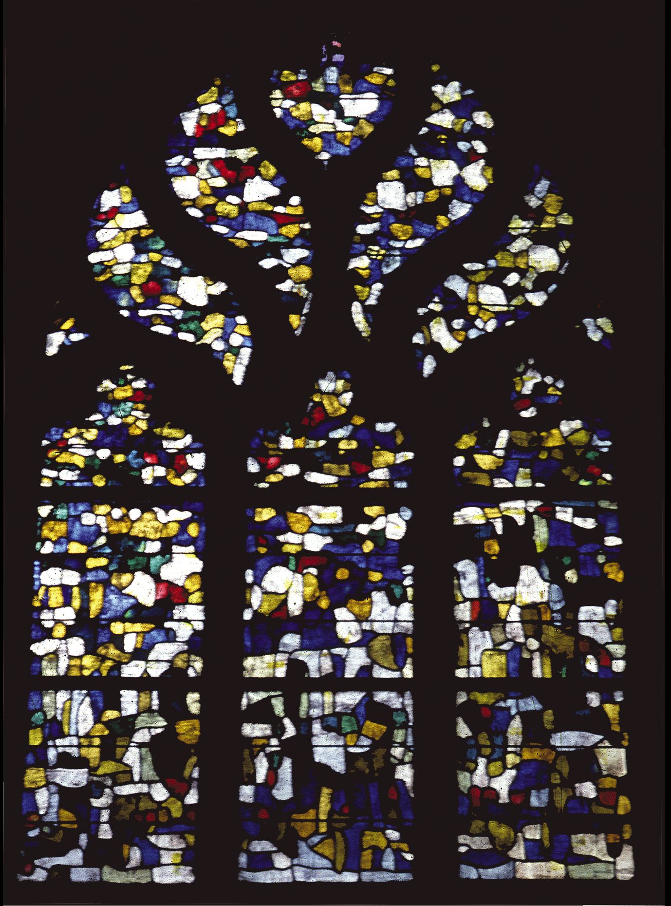 Une baie de la nef nord