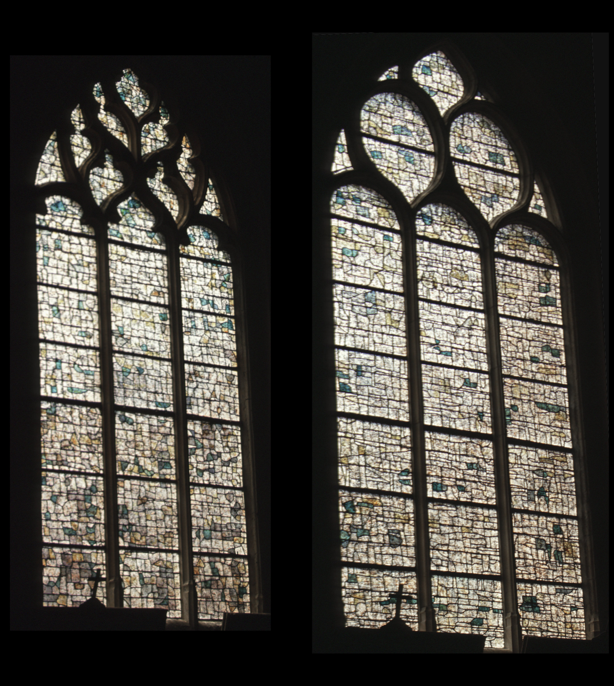 Deux baies de la nef sud